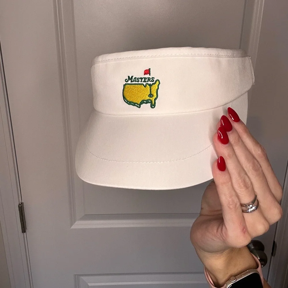 White Masters Golf Visor - Picture 1 of 4